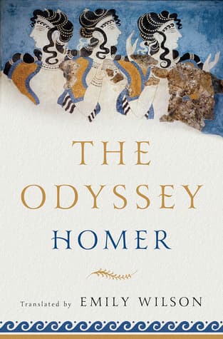 A book cover of The Odyssey